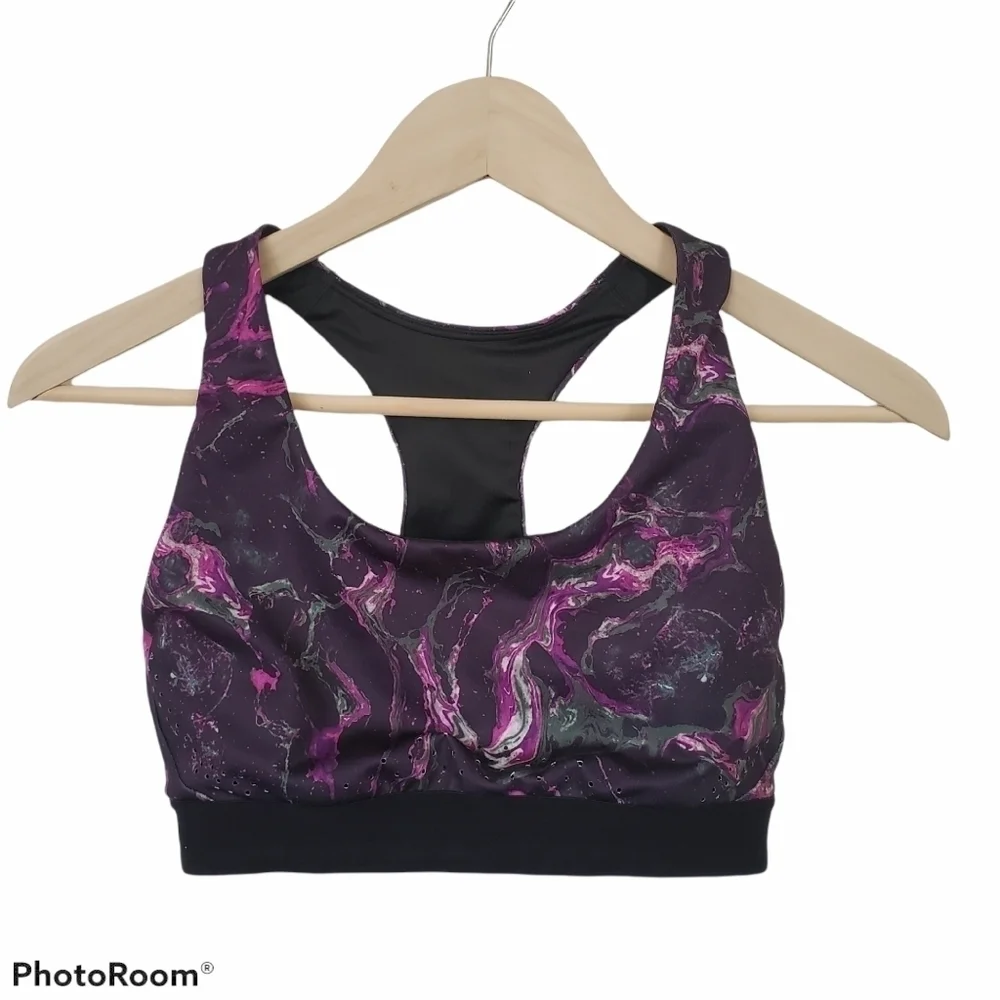C9 CHAMPION Purple Galaxy Print Sports Bra Size M